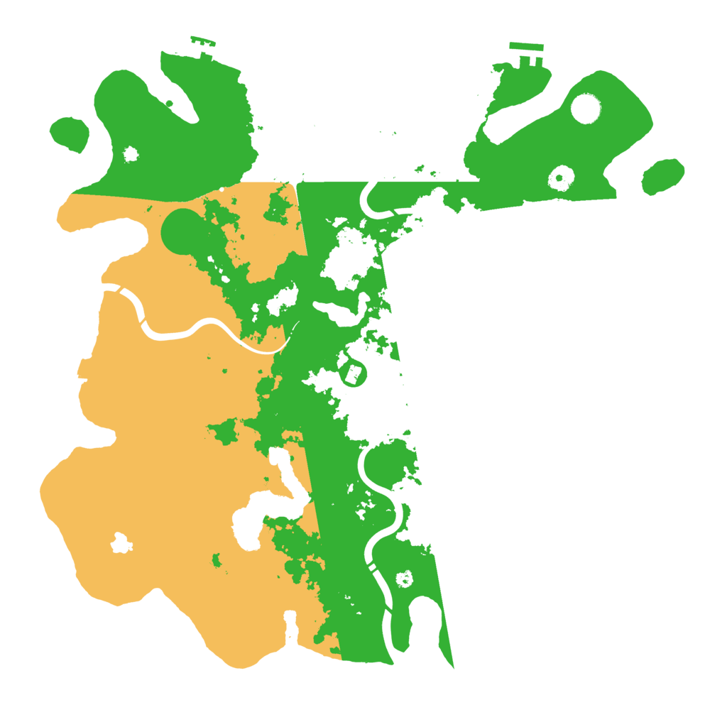 Biome Rust Map: Procedural Map, Size: 4300, Seed: 1222554110