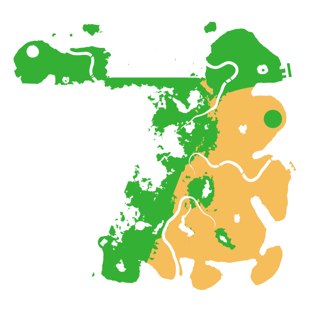 Biome Rust Map: Procedural Map, Size: 4500, Seed: 1215339121