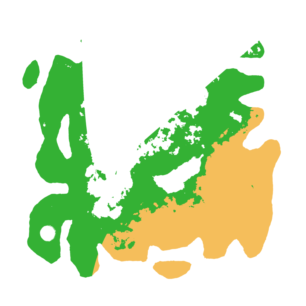 Biome Rust Map: Barren, Size: 3500, Seed: 1187