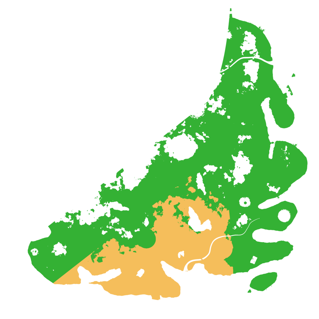 Biome Rust Map: Procedural Map, Size: 4500, Seed: 1737261923
