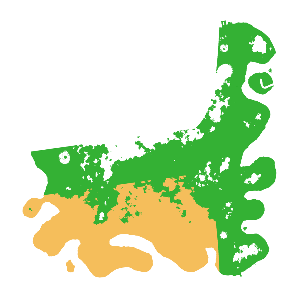 Biome Rust Map: Procedural Map, Size: 3850, Seed: 991151426