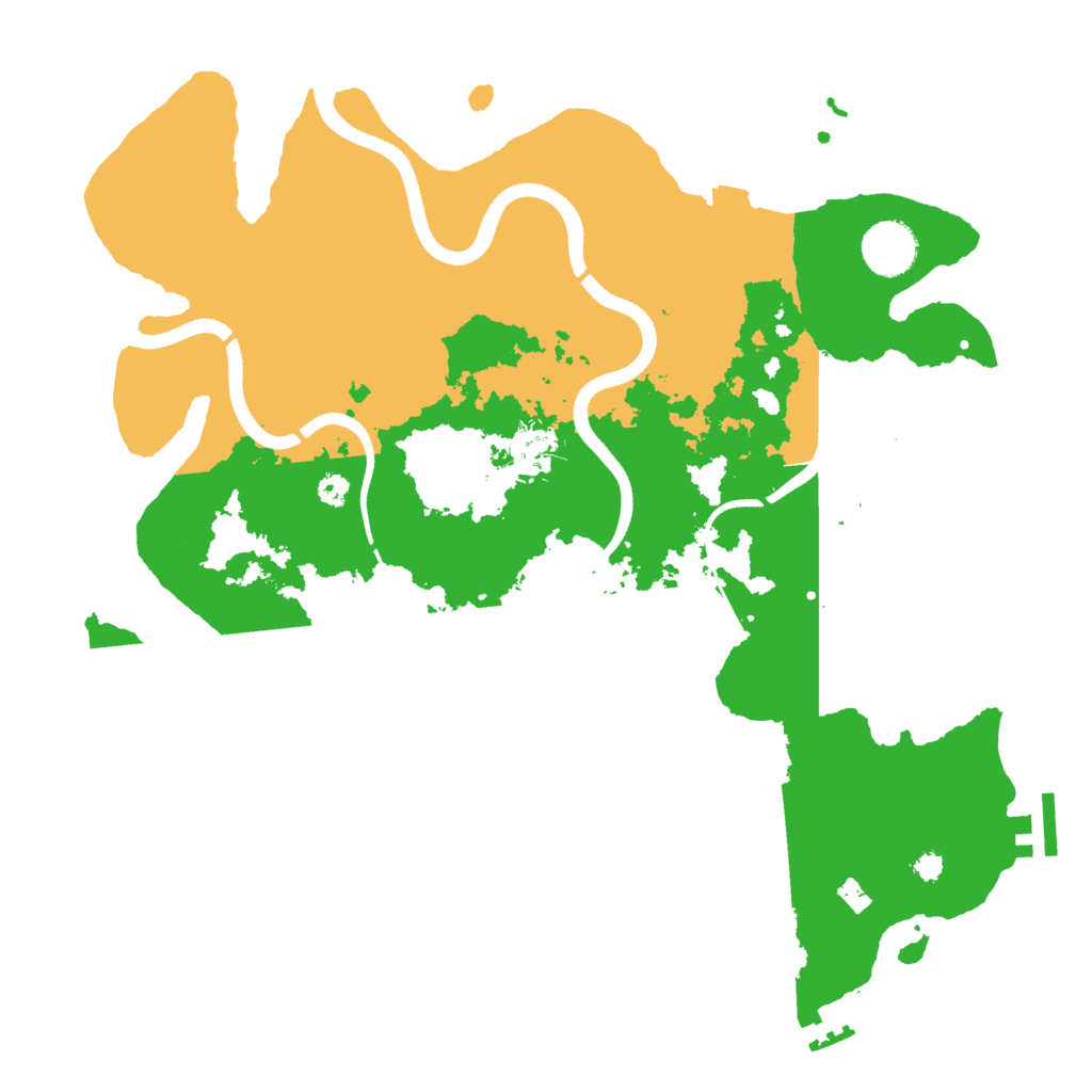 Biome Rust Map: Procedural Map, Size: 3500, Seed: 934552272