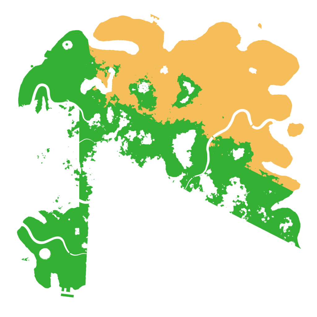 Biome Rust Map: Procedural Map, Size: 5000, Seed: 15095110