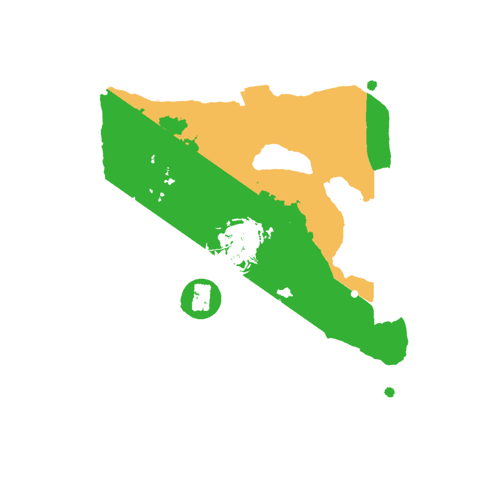 Biome Rust Map: Procedural Map, Size: 2000, Seed: 5040