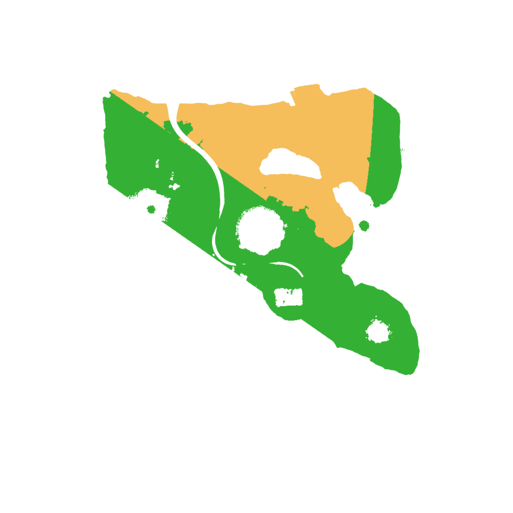 Biome Rust Map: Procedural Map, Size: 2000, Seed: 5040