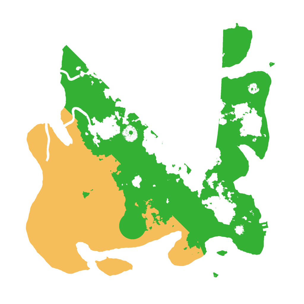 Biome Rust Map: Procedural Map, Size: 3000, Seed: 1246801923
