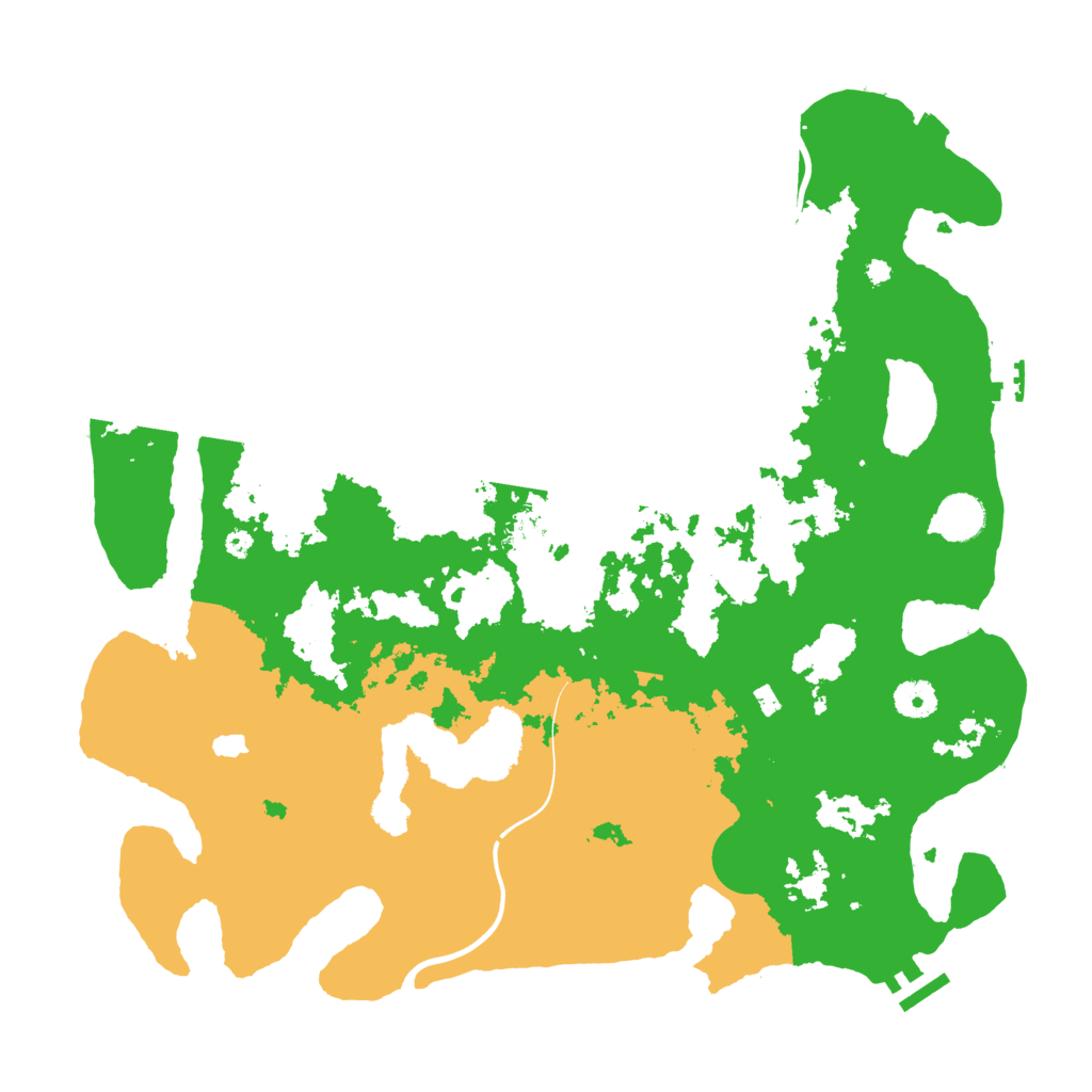 Biome Rust Map: Procedural Map, Size: 4000, Seed: 117639