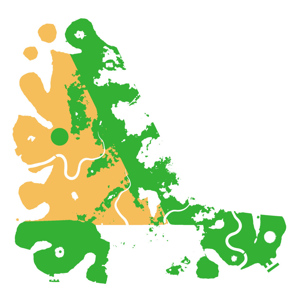 Biome Rust Map: Procedural Map, Size: 4500, Seed: 716069601