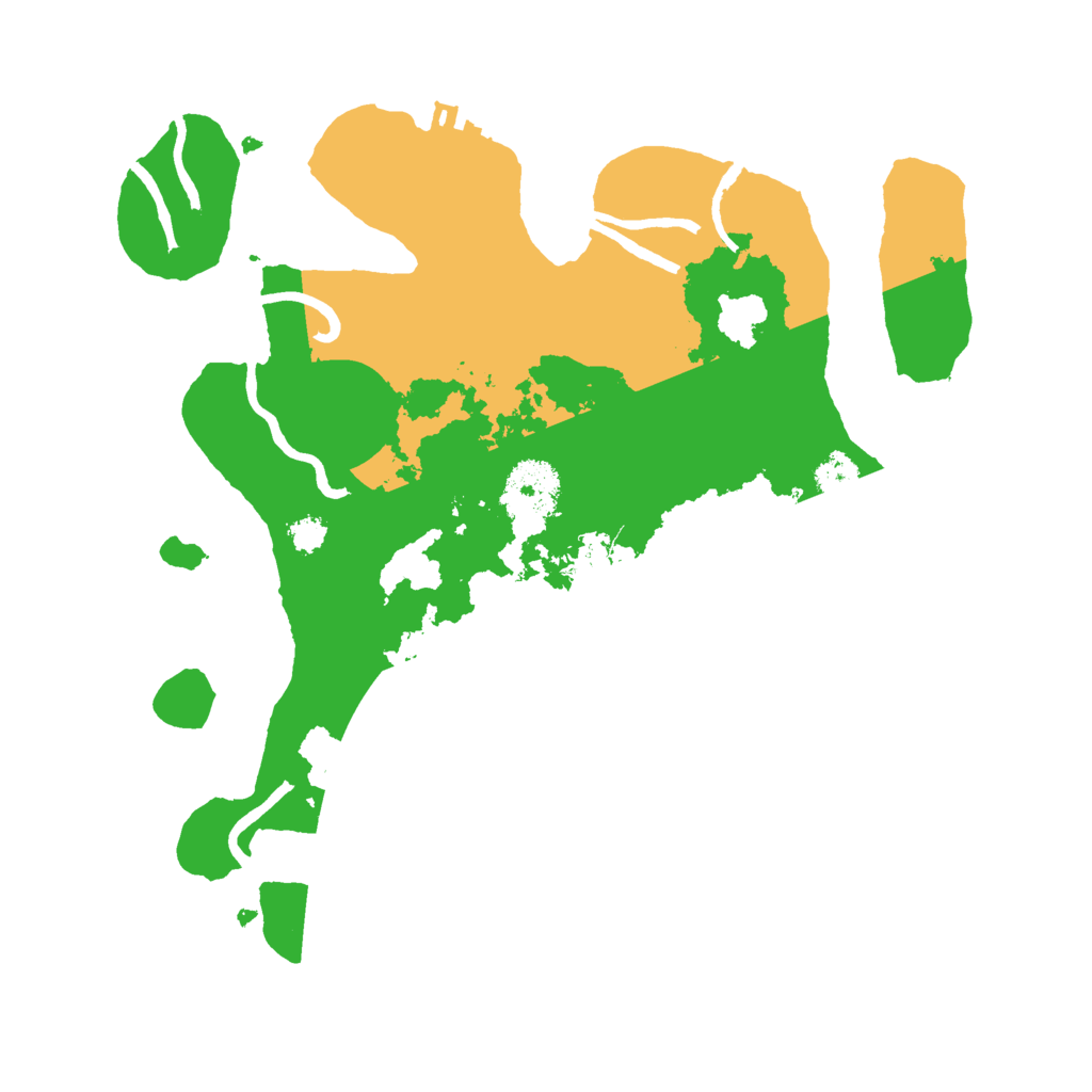 Biome Rust Map: Procedural Map, Size: 2800, Seed: 2110137572