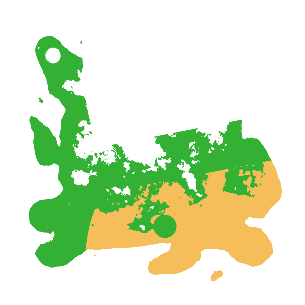 Biome Rust Map: Barren, Size: 3500, Seed: 825806465