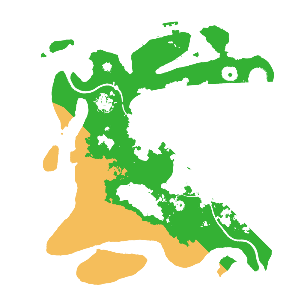 Biome Rust Map: Procedural Map, Size: 3000, Seed: 1072141686