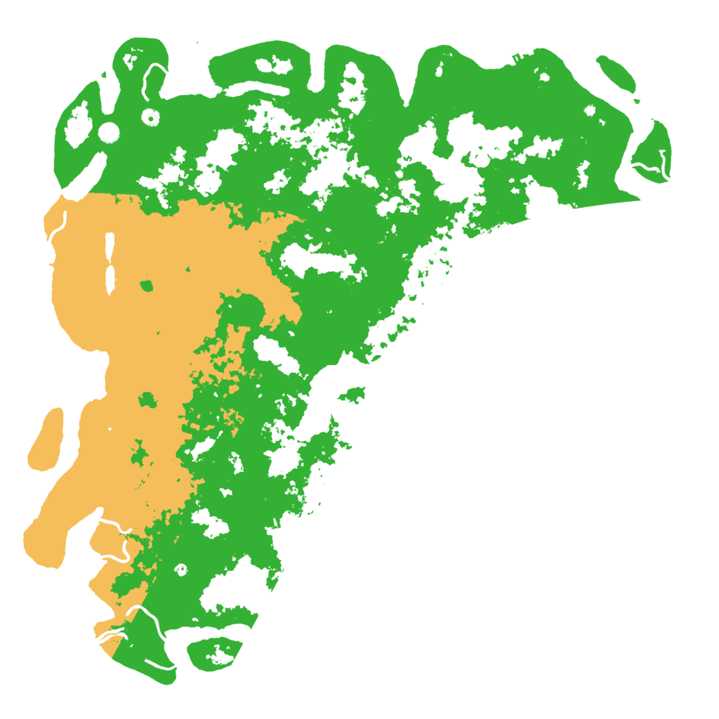 Biome Rust Map: Procedural Map, Size: 6000, Seed: 29508811