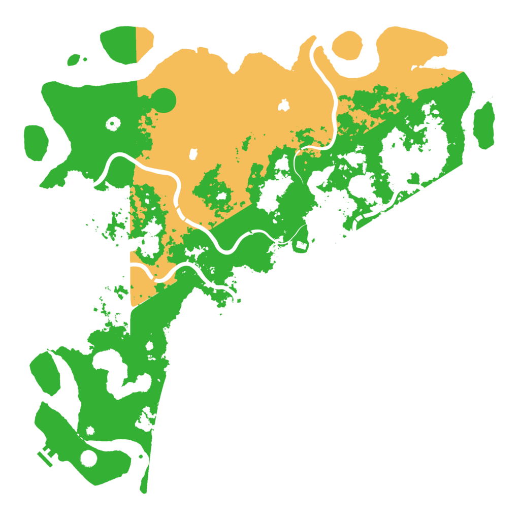 Biome Rust Map: Procedural Map, Size: 5500, Seed: 1711164708