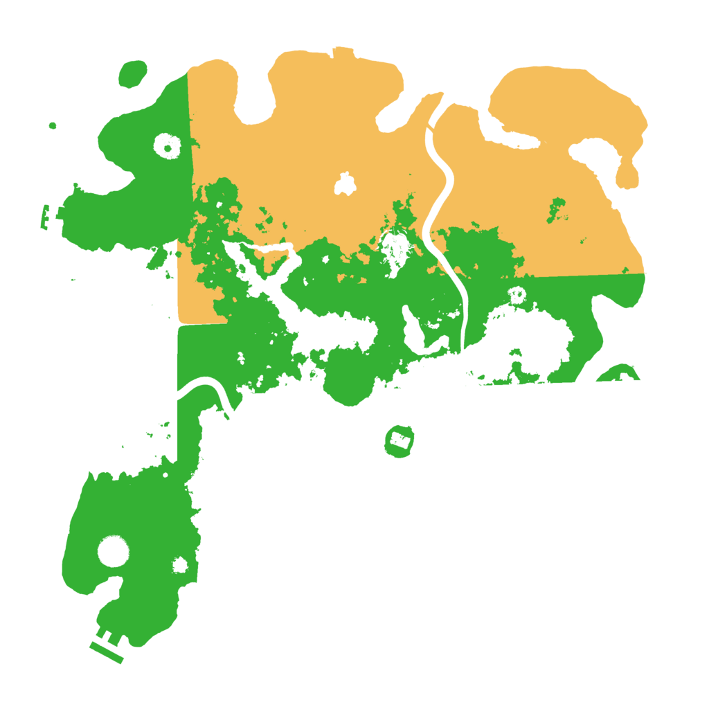 Biome Rust Map: Procedural Map, Size: 4000, Seed: 162500