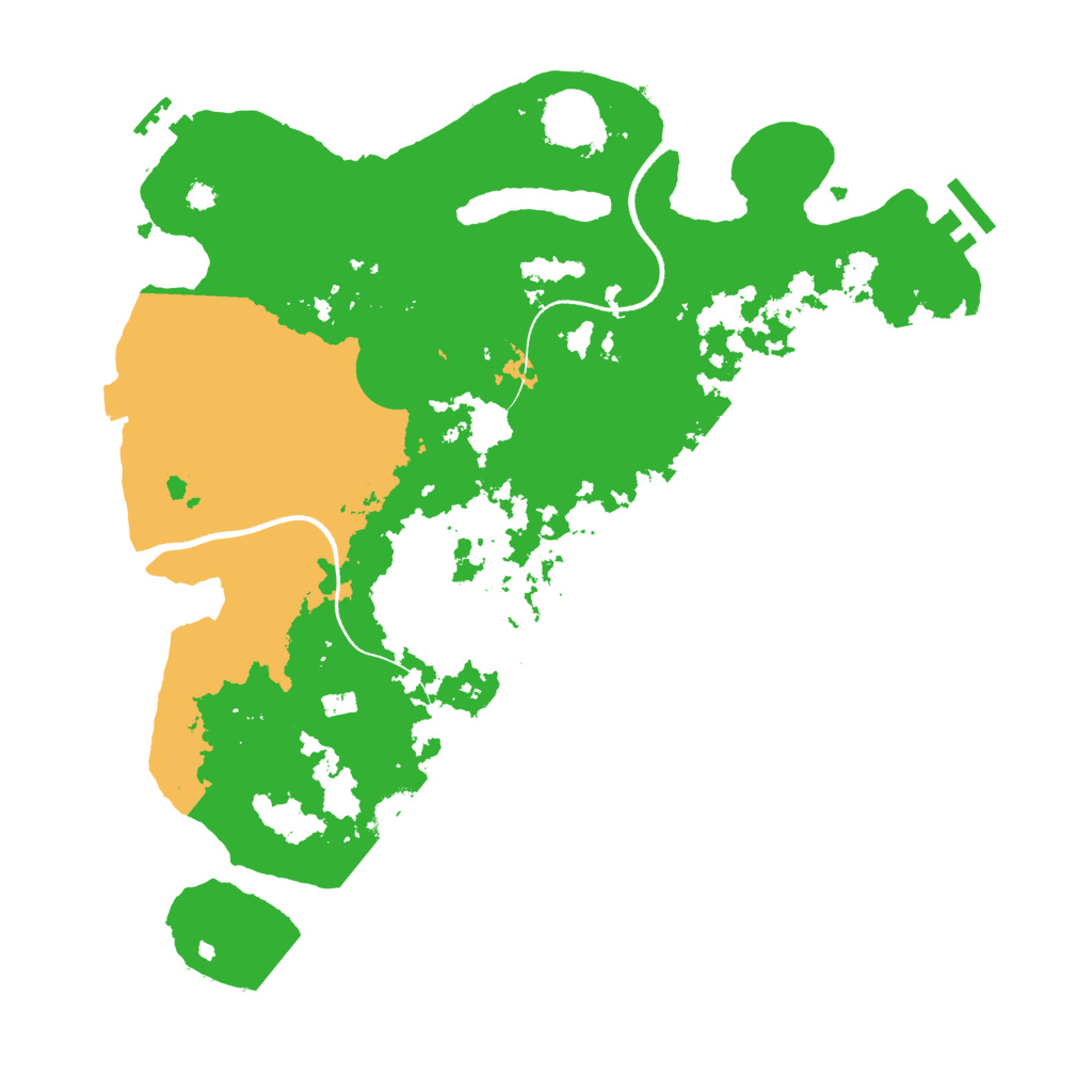 Biome Rust Map: Procedural Map, Size: 3500, Seed: 1102112