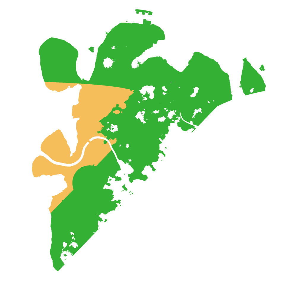 Biome Rust Map: Procedural Map, Size: 2700, Seed: 1137