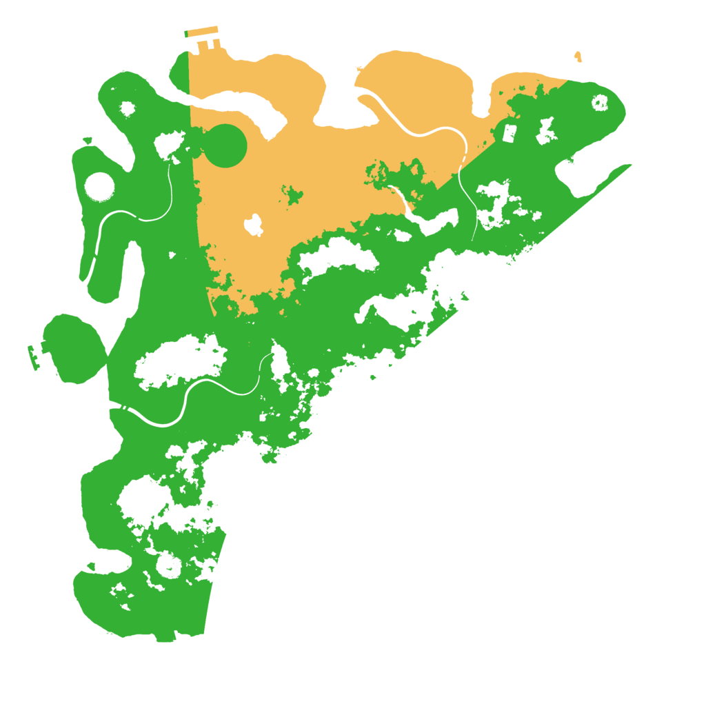 Biome Rust Map: Procedural Map, Size: 4250, Seed: 655927