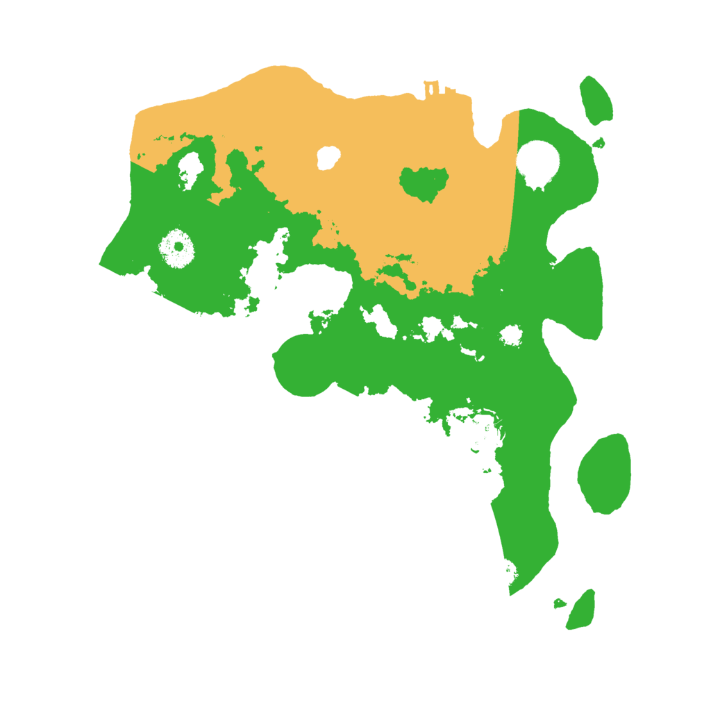 Biome Rust Map: Procedural Map, Size: 3000, Seed: 654983