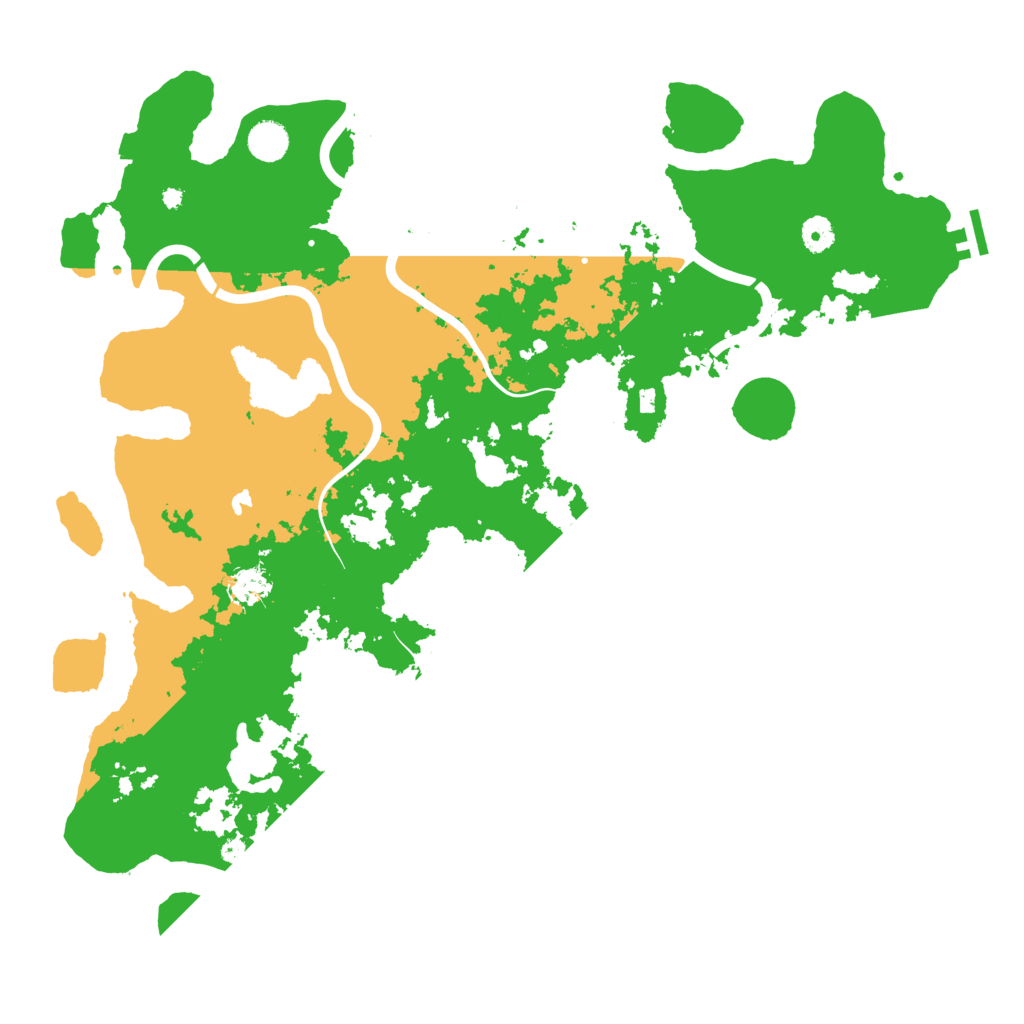 Biome Rust Map: Procedural Map, Size: 4500, Seed: 1276143720