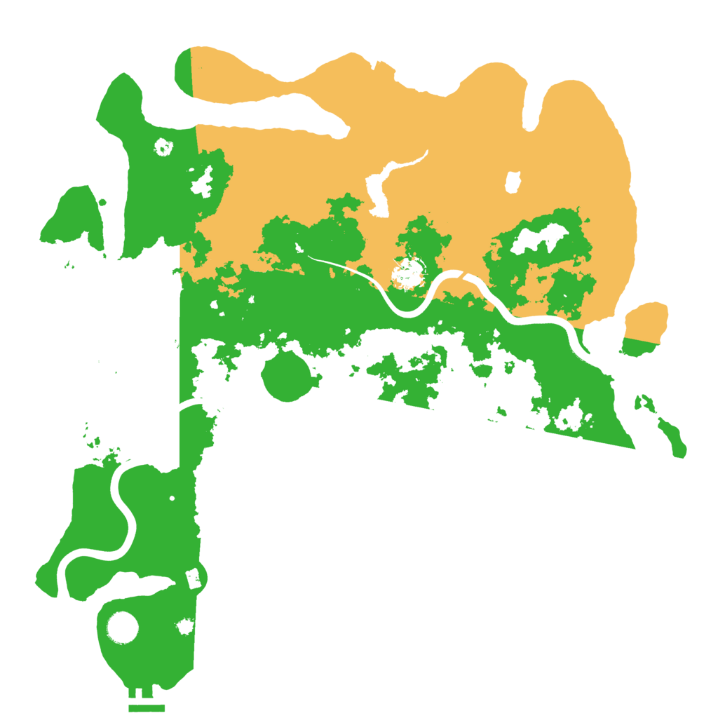 Biome Rust Map: Procedural Map, Size: 4000, Seed: 760012