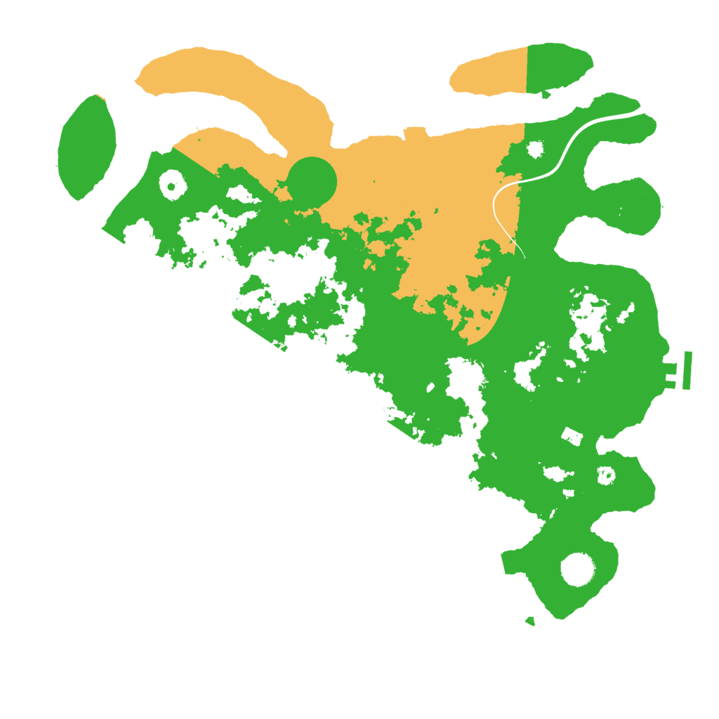 Biome Rust Map: Procedural Map, Size: 3808, Seed: 3794
