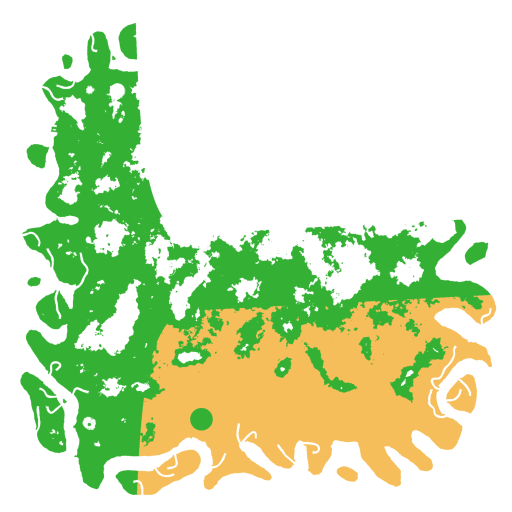 Biome Rust Map: Procedural Map, Size: 6000, Seed: 300385