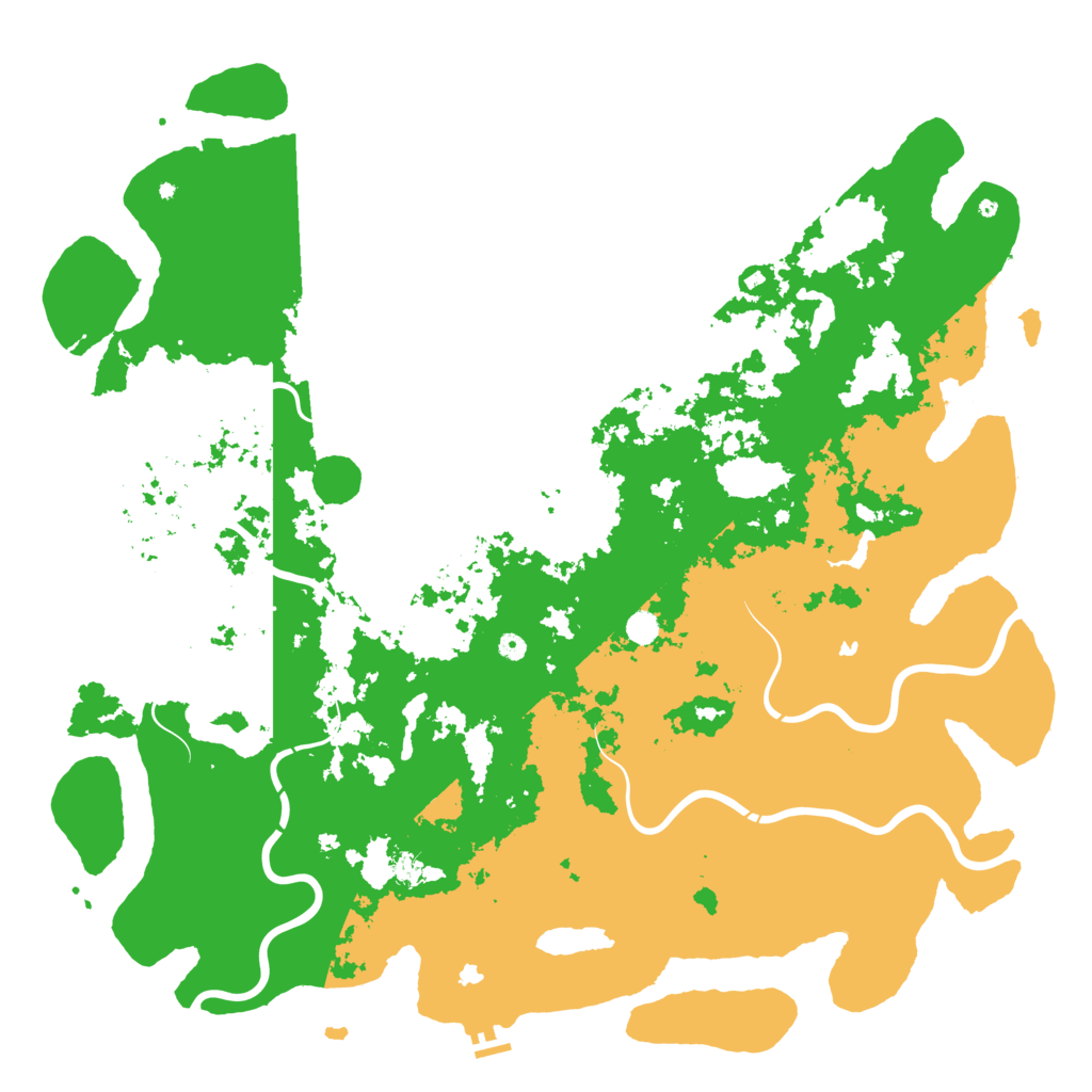 Biome Rust Map: Procedural Map, Size: 6000, Seed: 338813675