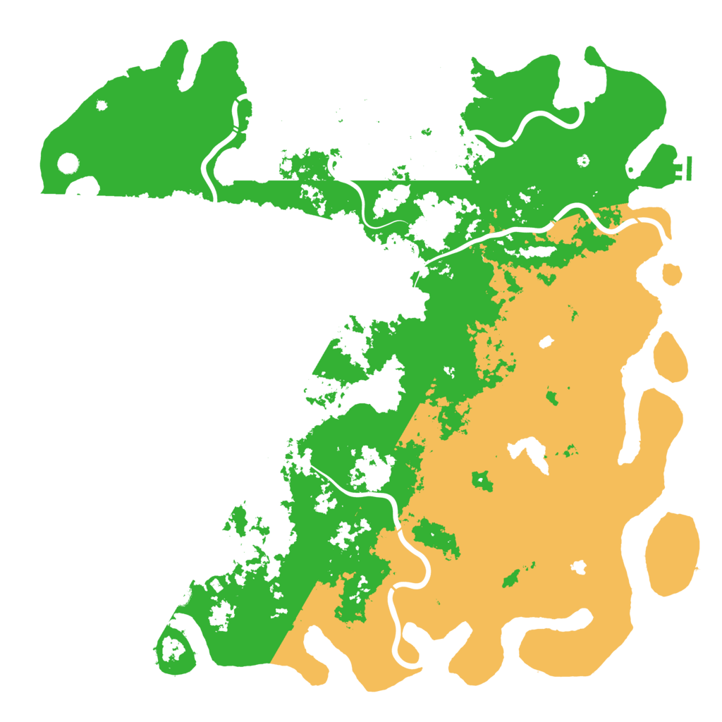 Biome Rust Map: Procedural Map, Size: 6000, Seed: 249133