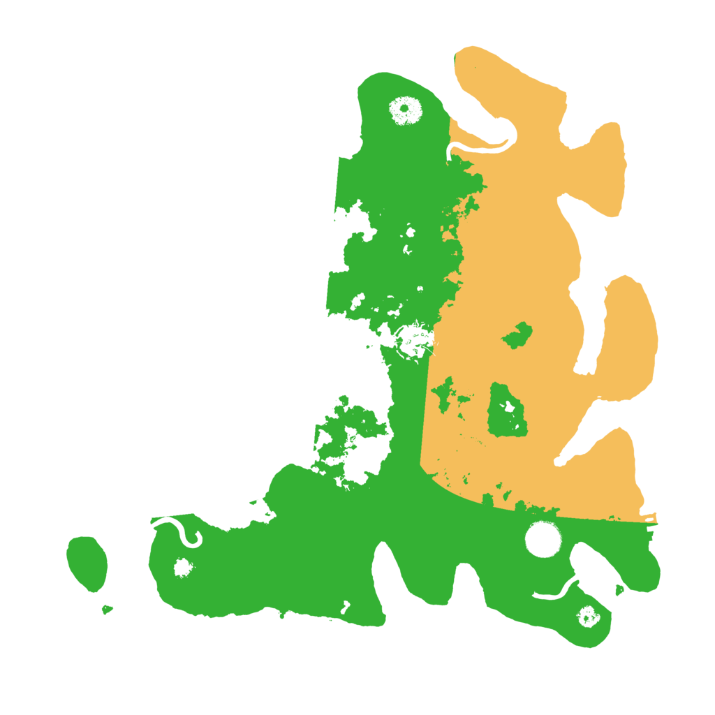 Biome Rust Map: Procedural Map, Size: 3500, Seed: 363807