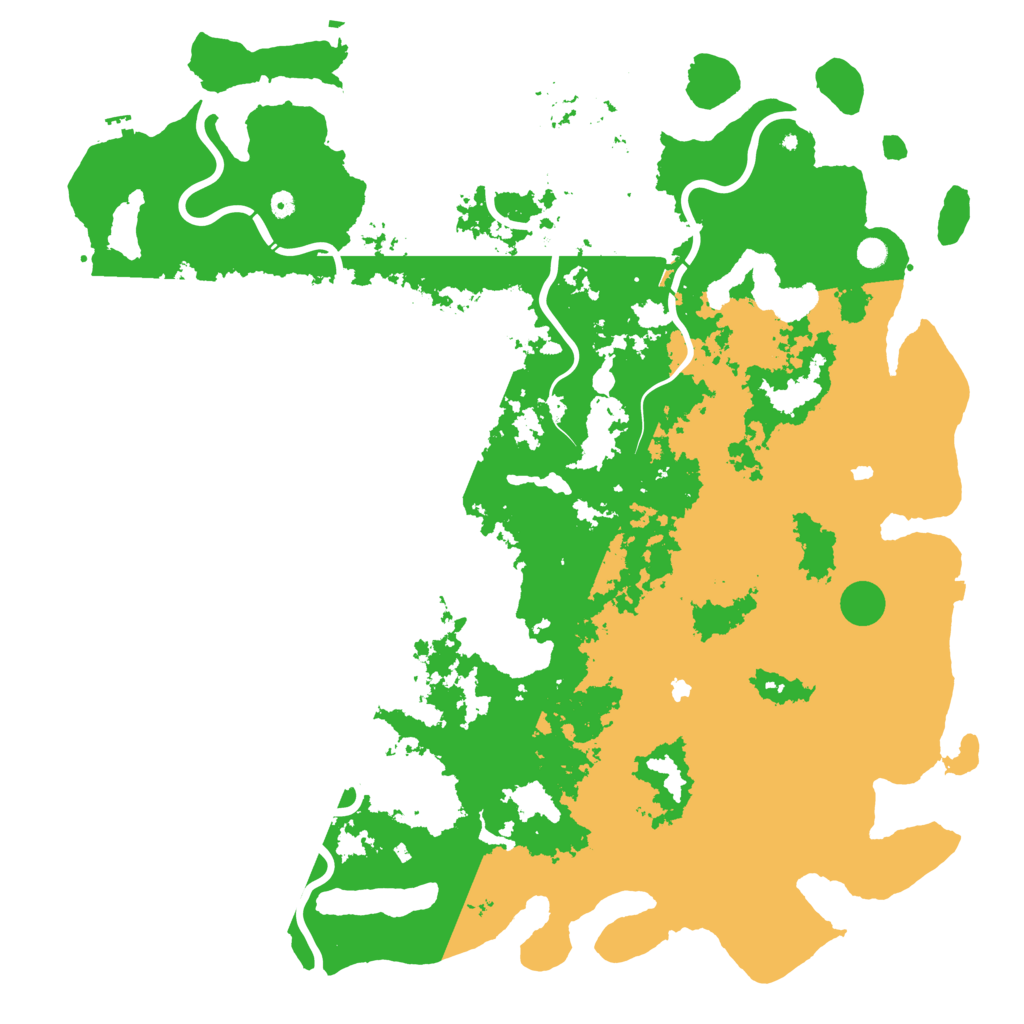 Biome Rust Map: Procedural Map, Size: 6000, Seed: 837085