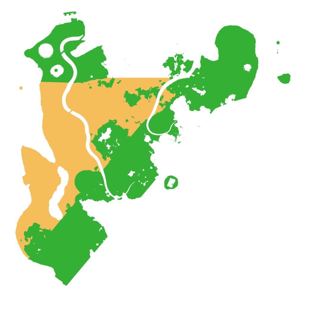 Biome Rust Map: Procedural Map, Size: 3750, Seed: 1707693408