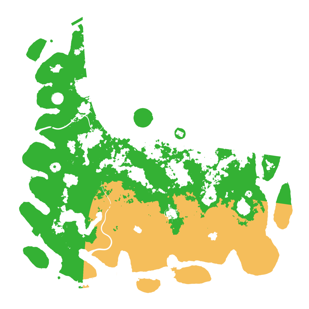 Biome Rust Map: Procedural Map, Size: 4500, Seed: 1508110498