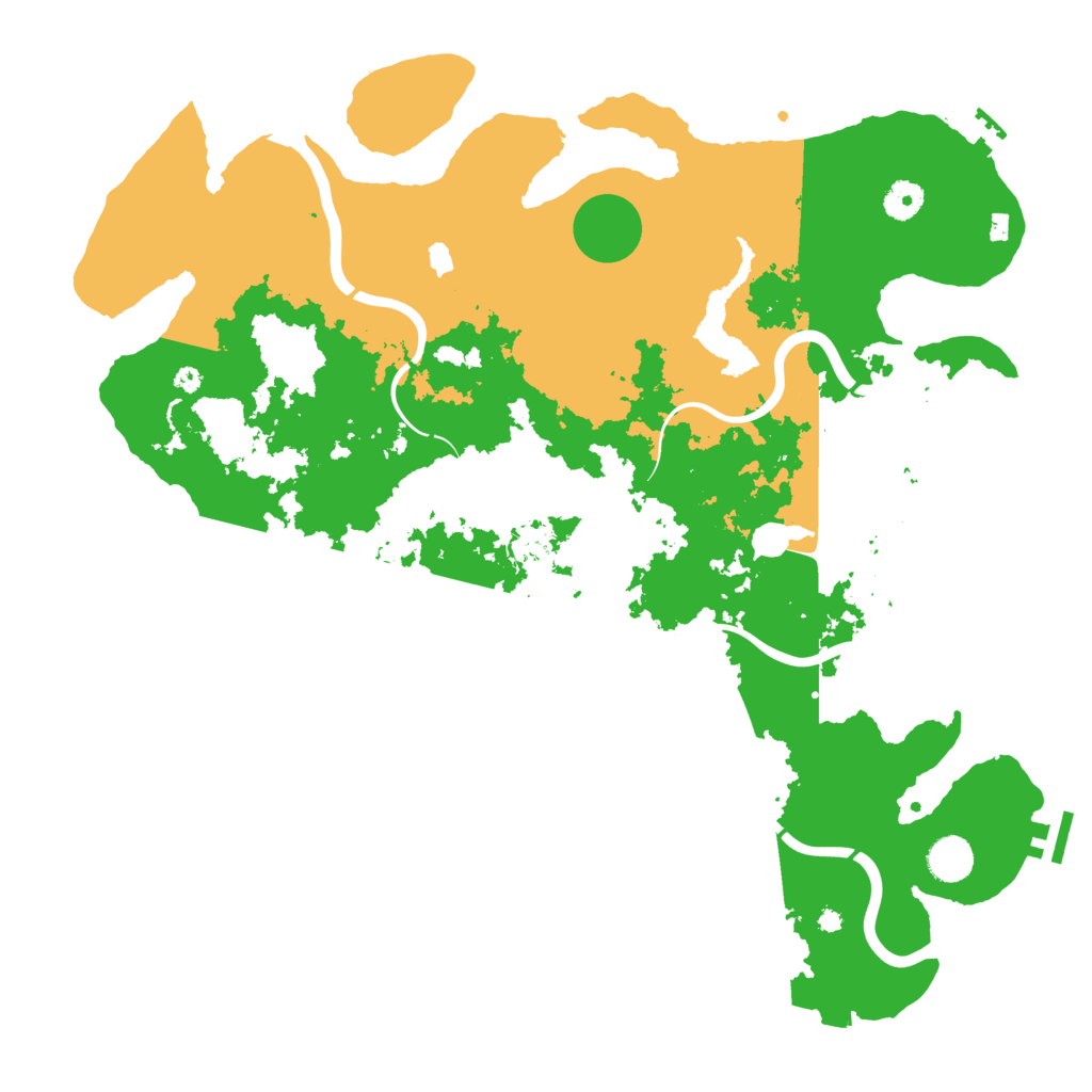 Biome Rust Map: Procedural Map, Size: 4200, Seed: 353718085