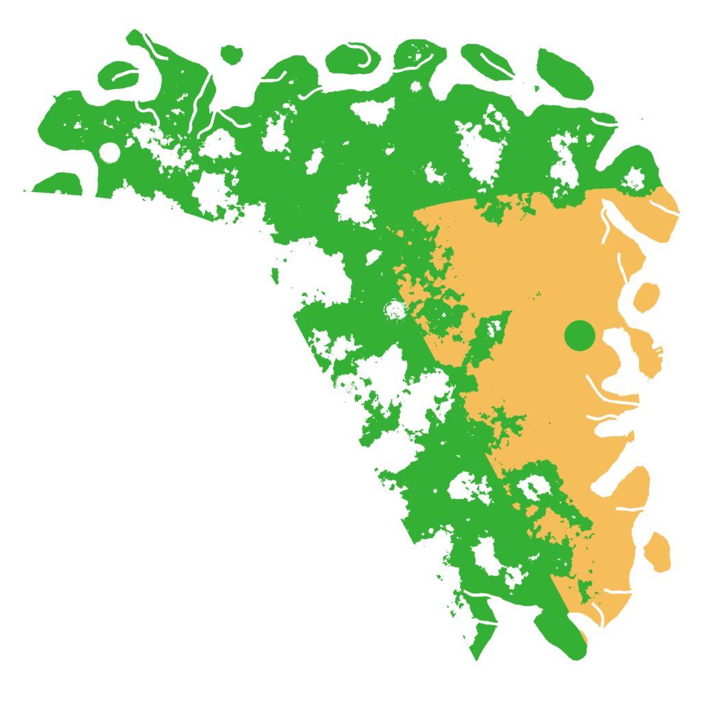 Biome Rust Map: Procedural Map, Size: 6000, Seed: 883784