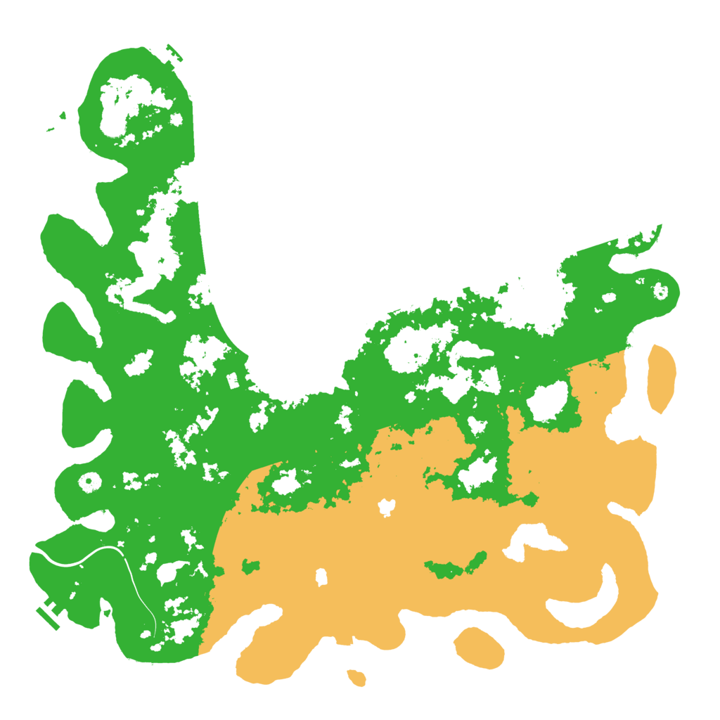 Biome Rust Map: Procedural Map, Size: 5050, Seed: 4711