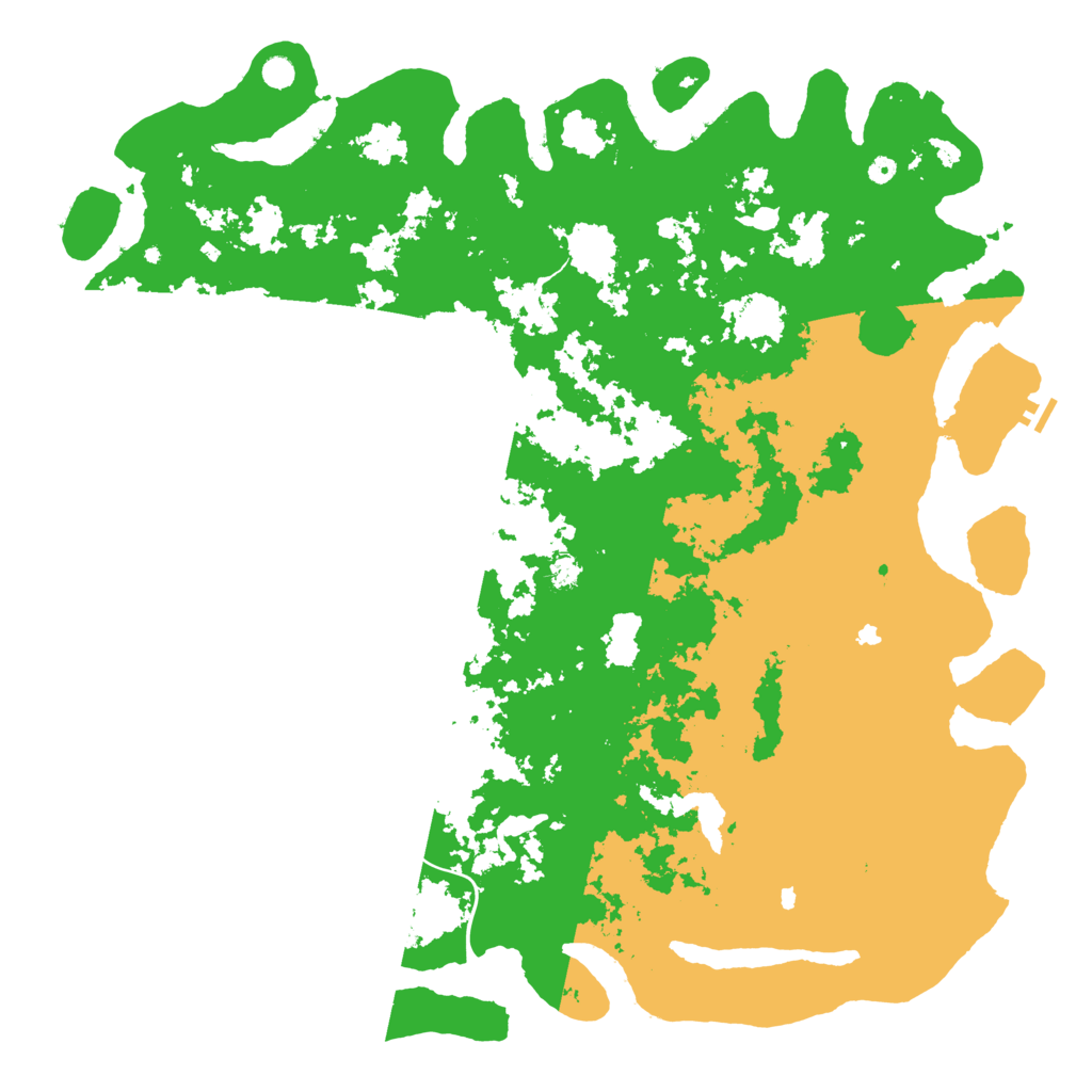 Biome Rust Map: Procedural Map, Size: 6000, Seed: 682198