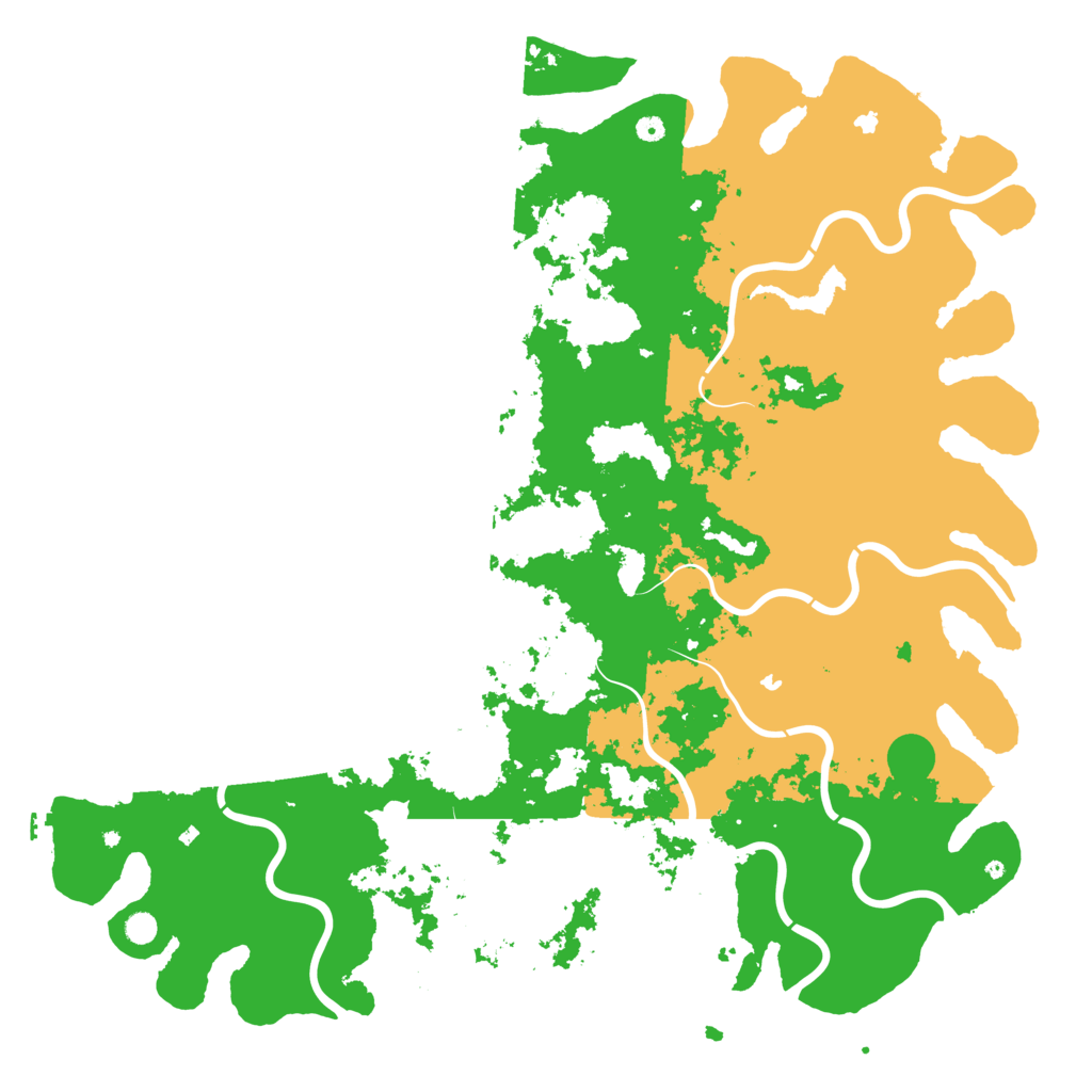 Biome Rust Map: Procedural Map, Size: 6000, Seed: 761417
