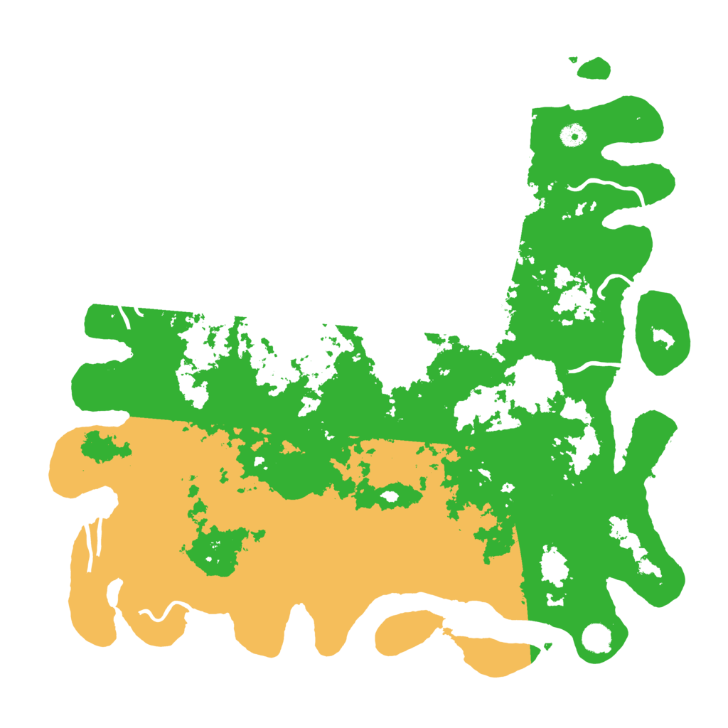 Biome Rust Map: Procedural Map, Size: 4500, Seed: 1667480023