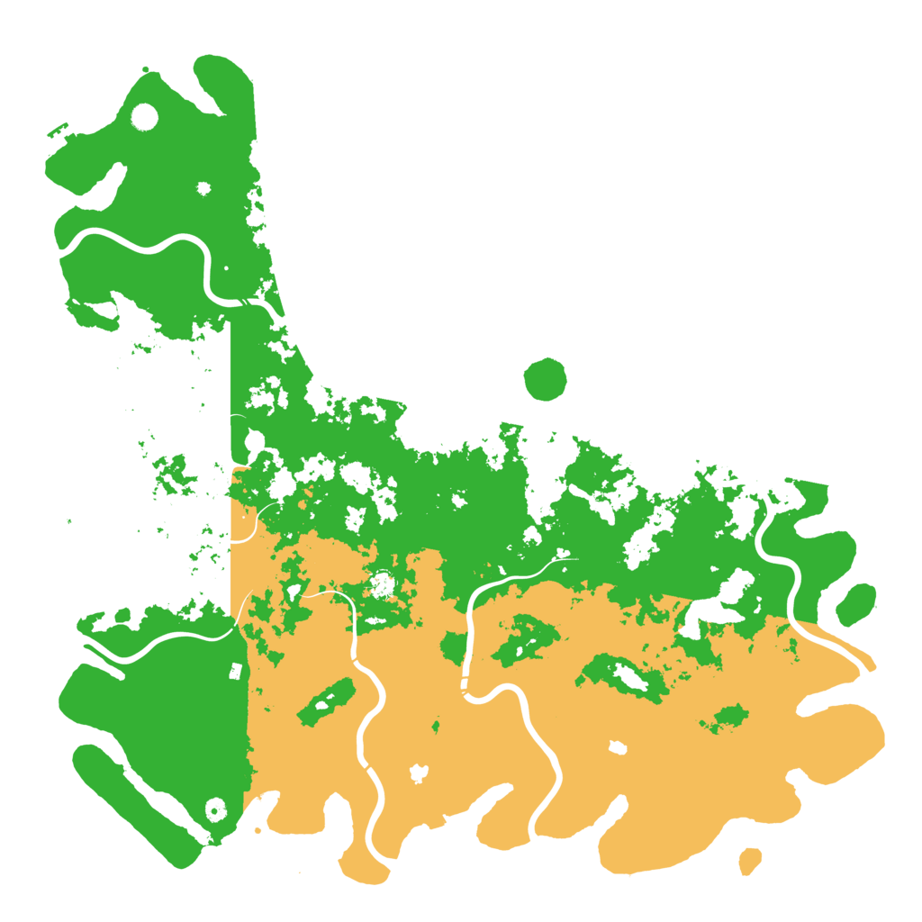 Biome Rust Map: Procedural Map, Size: 6000, Seed: 1408327395