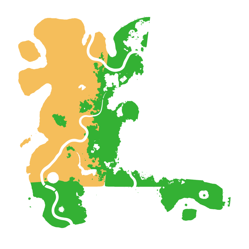 Biome Rust Map: Procedural Map, Size: 4000, Seed: 196666