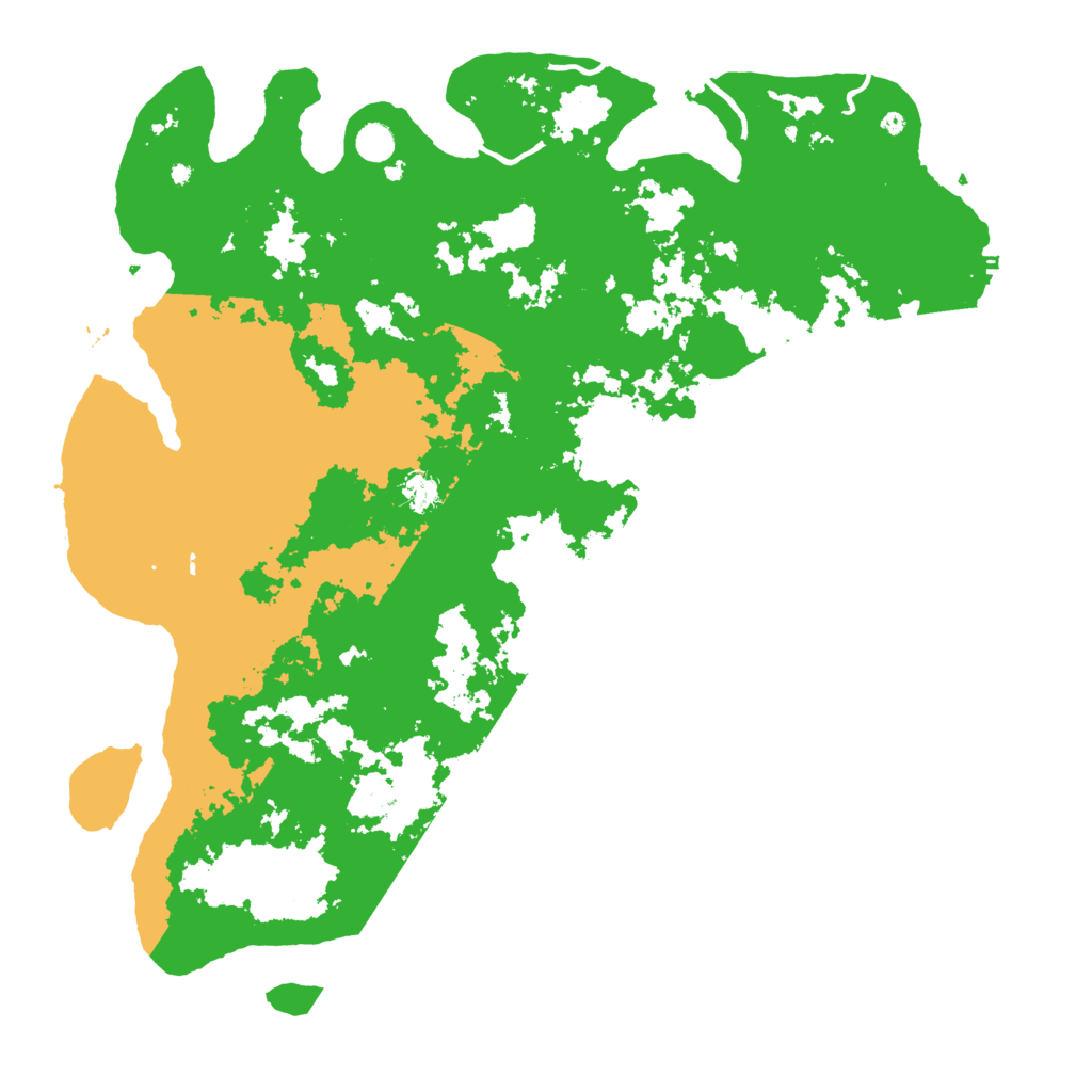 Biome Rust Map: Procedural Map, Size: 5000, Seed: 616