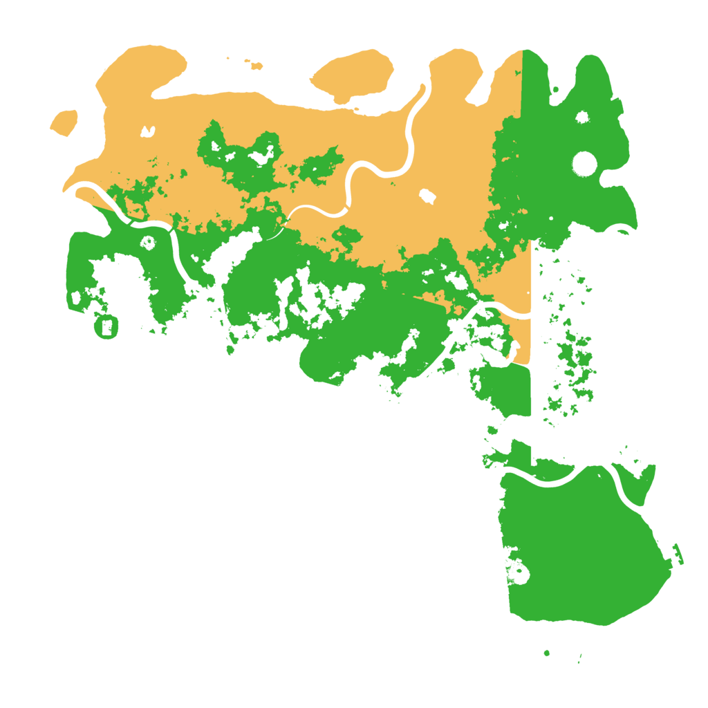 Biome Rust Map: Procedural Map, Size: 4980, Seed: 2147483647