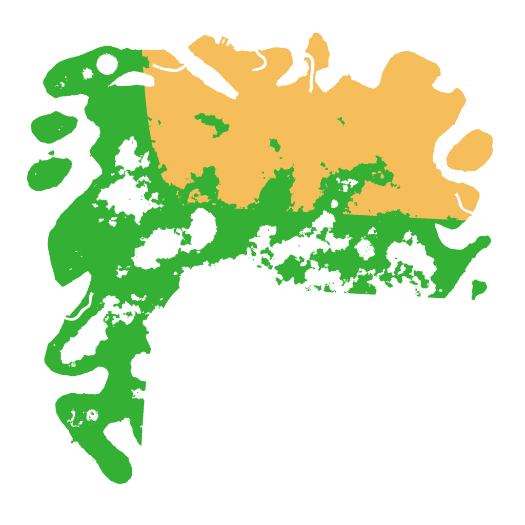 Biome Rust Map: Procedural Map, Size: 4500, Seed: 1844947974