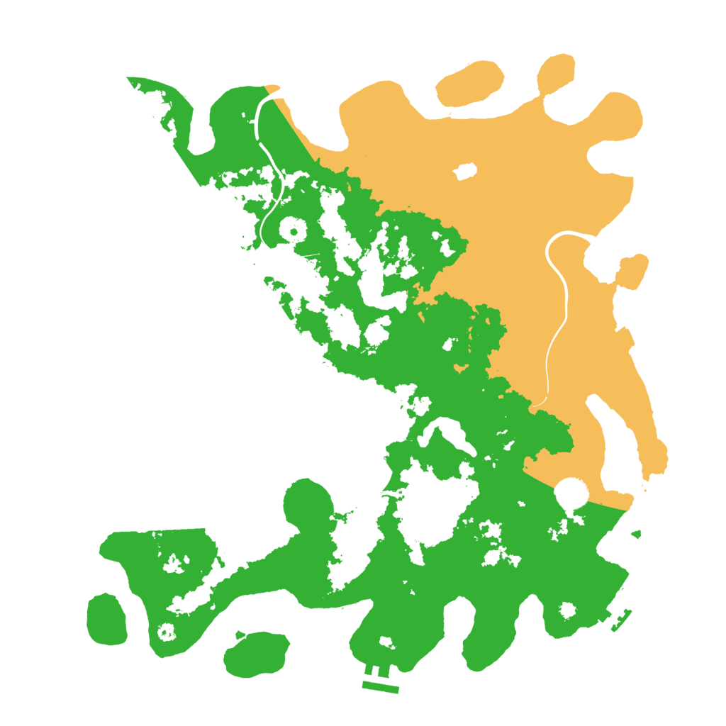 Biome Rust Map: Procedural Map, Size: 4000, Seed: 514601