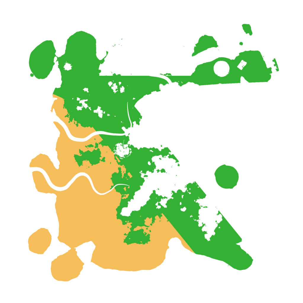 Biome Rust Map: Procedural Map, Size: 3500, Seed: 576446159