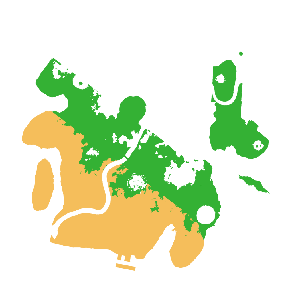 Biome Rust Map: Procedural Map, Size: 3000, Seed: 369669097