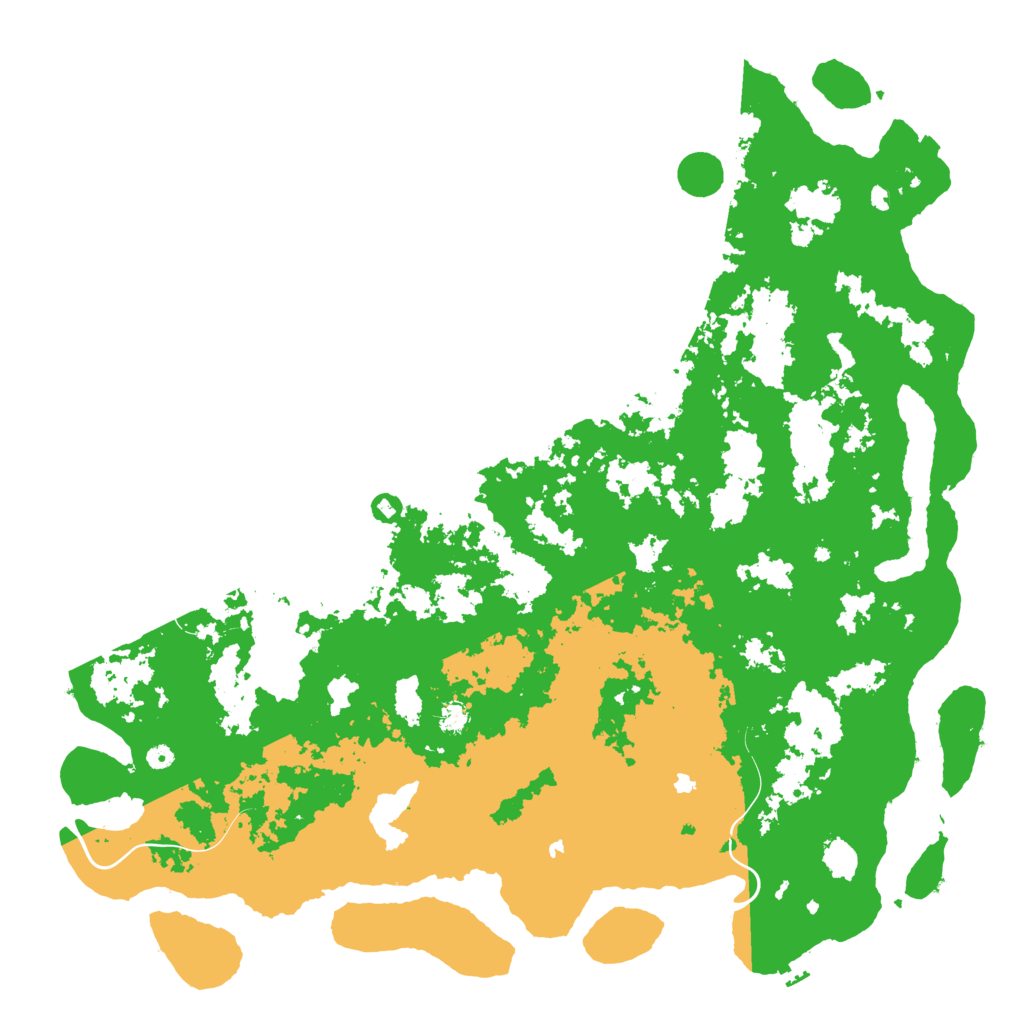 Biome Rust Map: Procedural Map, Size: 6000, Seed: 153304228