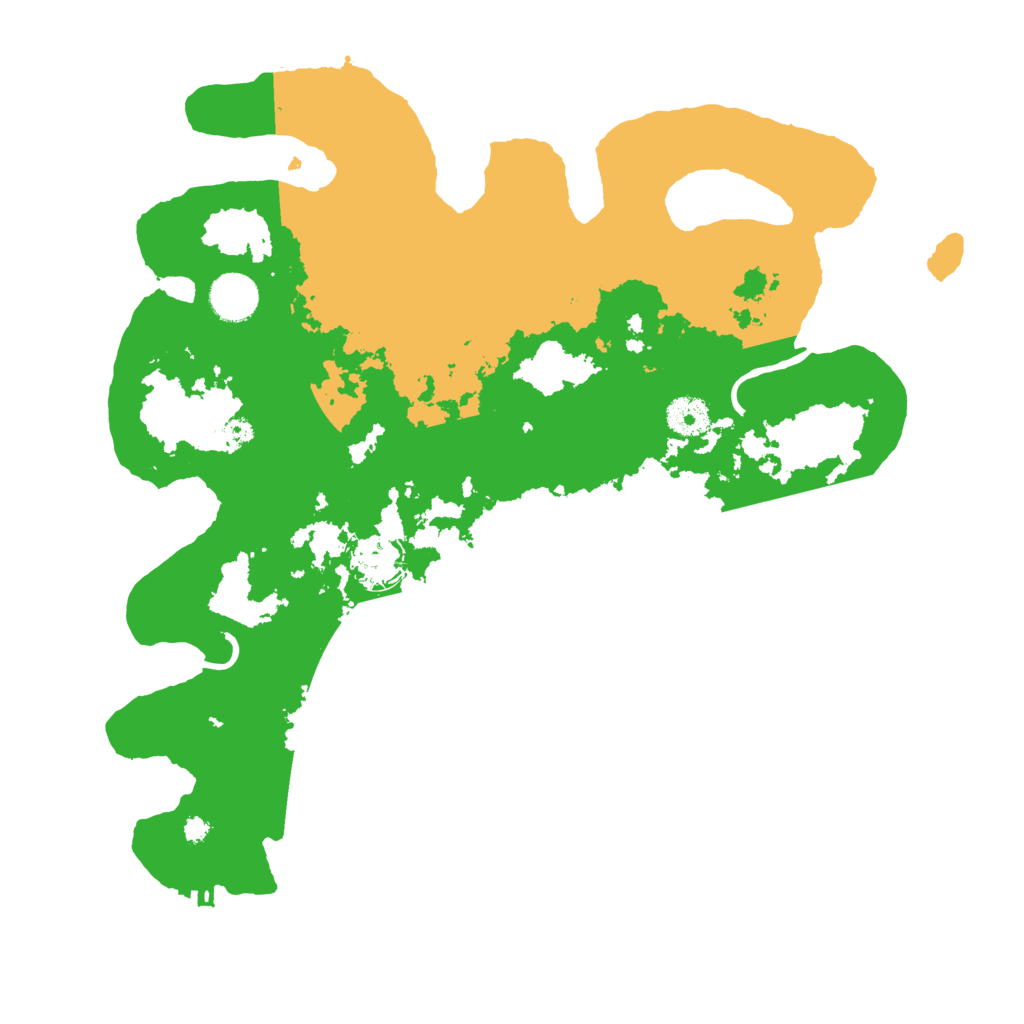 Biome Rust Map: Procedural Map, Size: 3700, Seed: 1077150550