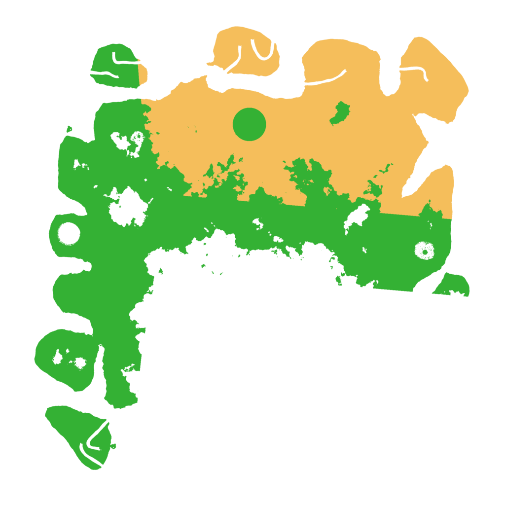 Biome Rust Map: Procedural Map, Size: 4000, Seed: 256549145