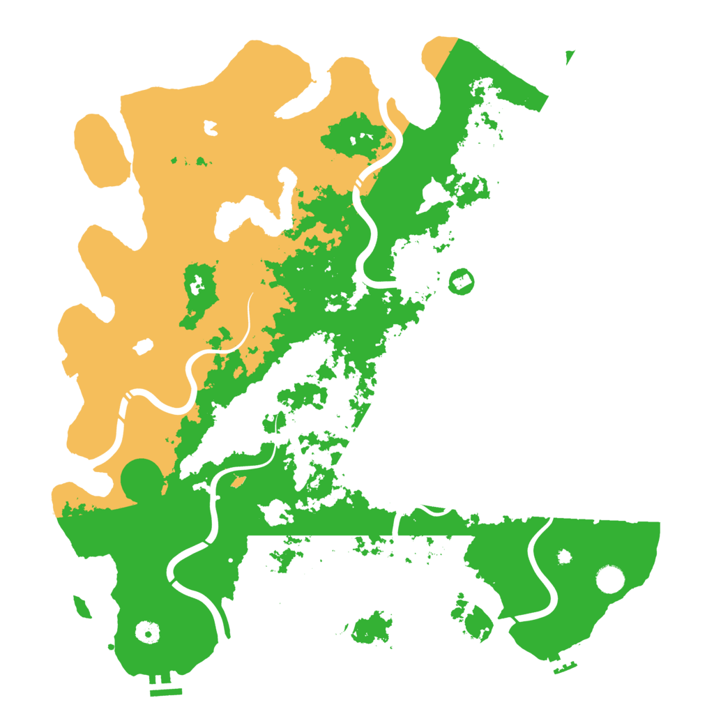 Biome Rust Map: Procedural Map, Size: 4500, Seed: 306211985